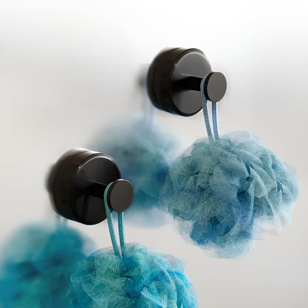 RVS badkamerhaak – zelfklevende montage – rond ontwerp – voor douche & muur