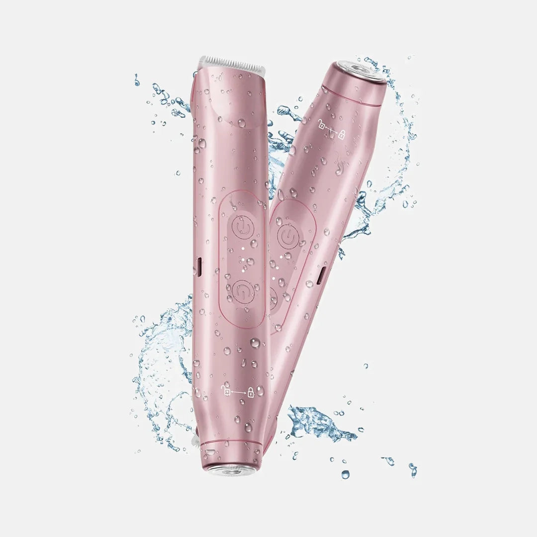2-in-1 Pijnloze Bikini Haren Trimmer