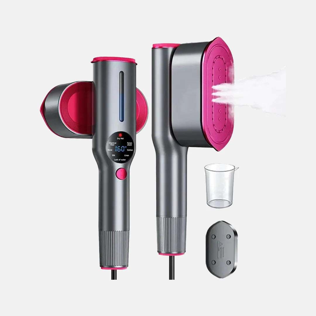 ProSteam 2-in-1 Stomer & Strijkijzer - Compact en Snelle Verwarming