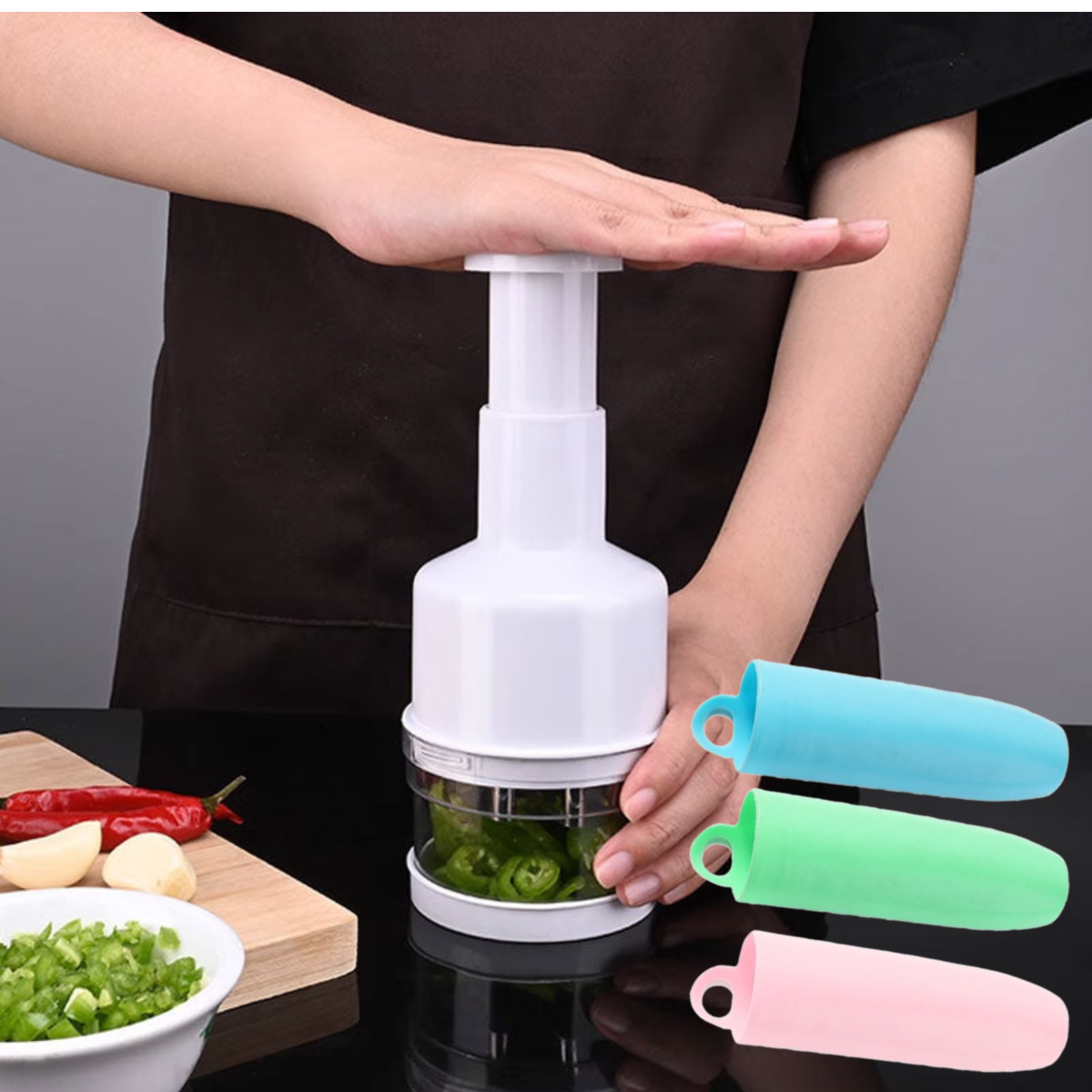 Rvs Knoflook- en Specerijen Molen – Multifunctioneel – Voor Keuken