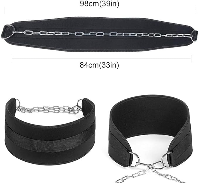 Krachttraining Gewichthefgordel – Verstelbare Chain Belt – Voor Deadlifts en Squats
