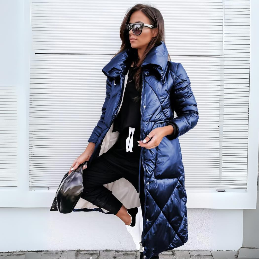 Dames Puffer Jas – Lange Deken – Warme Winterjas