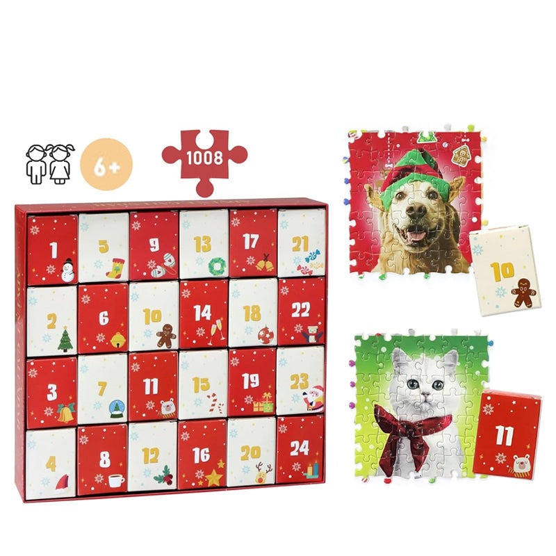 Pet Puzzle Advent Calendar 2025 – 24 Dagen Jigsaw Verrassingen