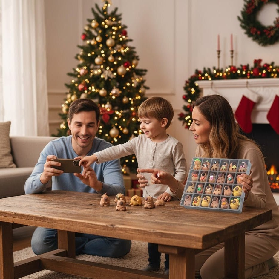 Kerst Adventskalender – 24 Cadeautjes – Schattige Cavia en Kerstdecoratie