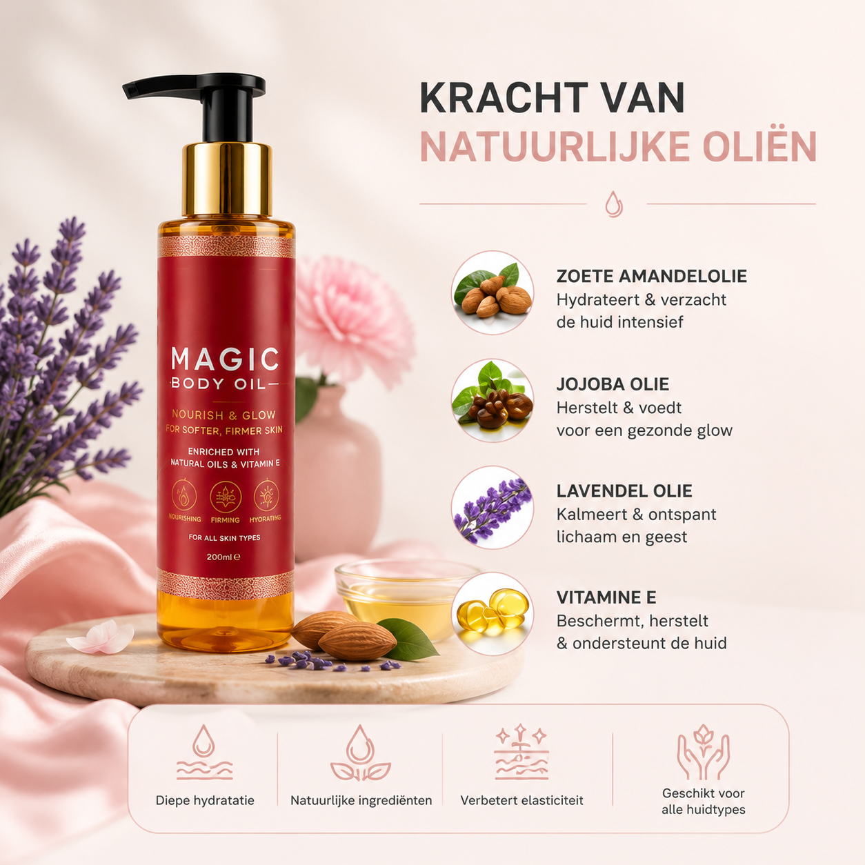 Fittershape Magic Body Oil – voedend & verstevigend