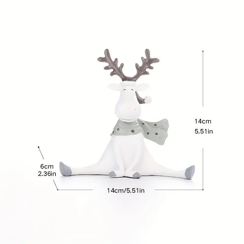 Keramische Rendierdecoratie – Feestelijk Ontwerp – Voor Kerst of Interieur
