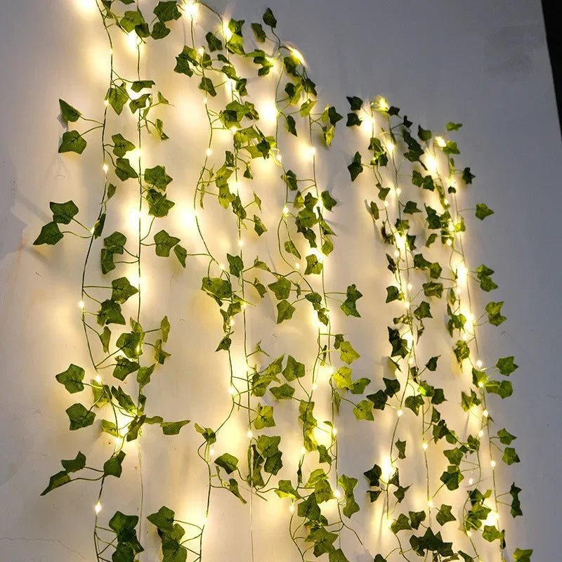 Lichtslinger met Klimop – Warm Witte LED – Voor Tuin en Balkon