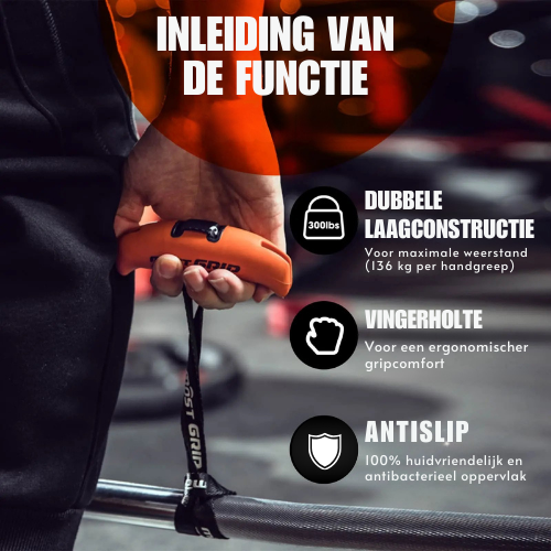 Grip Handvaten – Verstelbaar – Voor Krachttraining en Deadlifts
