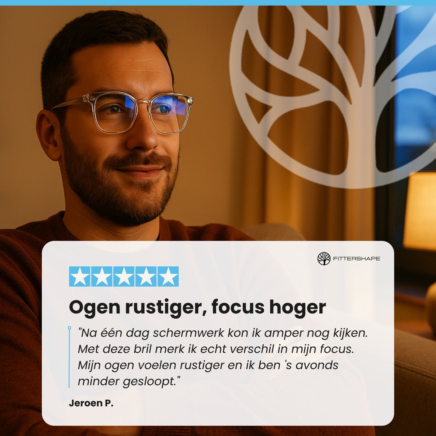 DayShield Bril | Blauwlichtfilter – Voor Dagelijks Schermgebruik