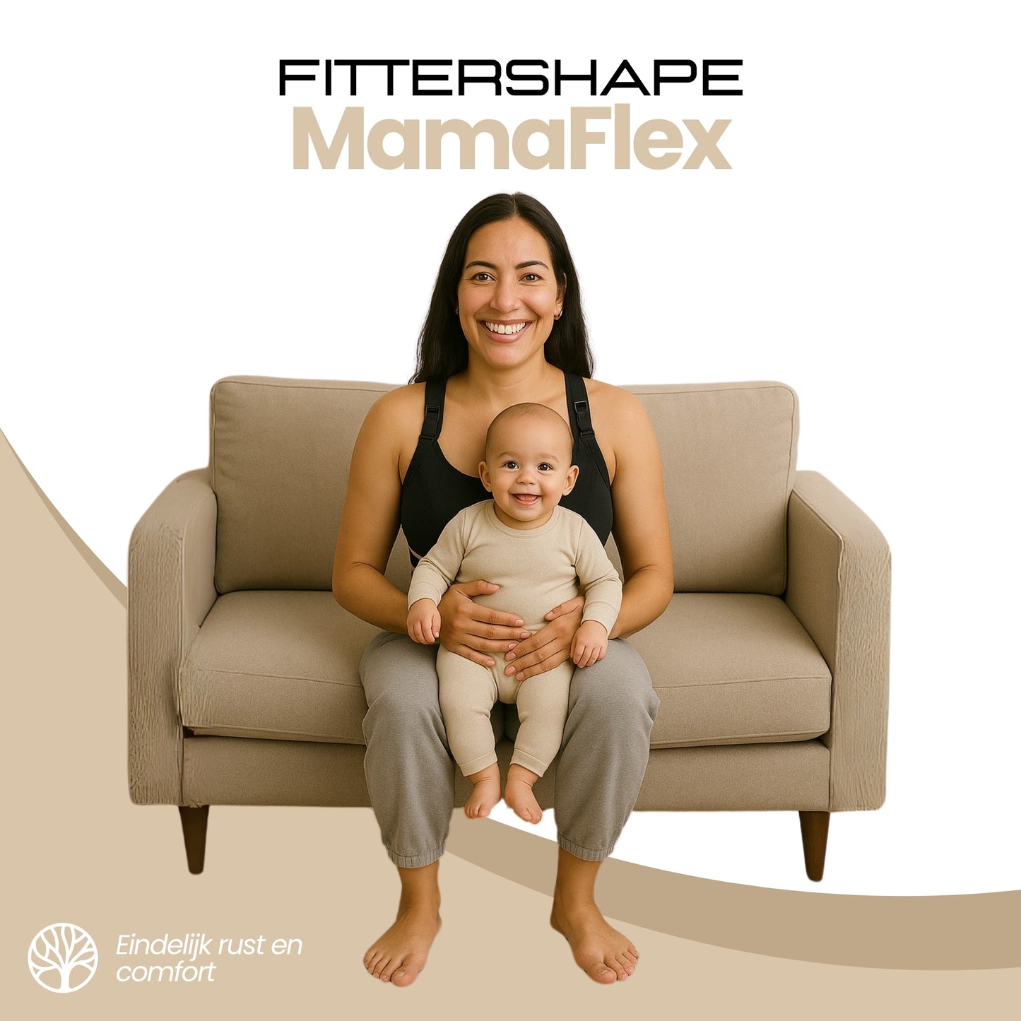 Fittershape MamaFlex | Voedingssportbeha – Voor Actieve Moeders