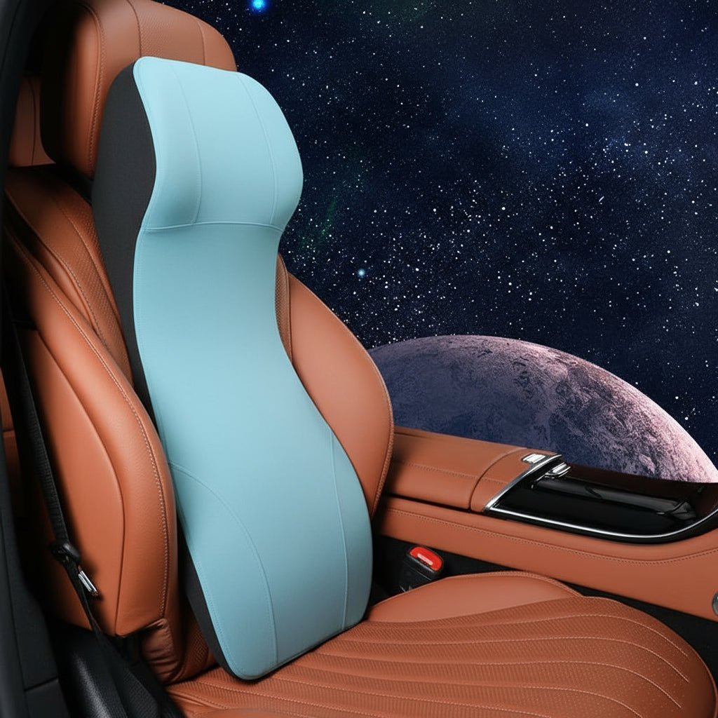 Auto rugsteun – Geheugenfoam – Ergonomisch – Geschikt voor Meeste Auto’s