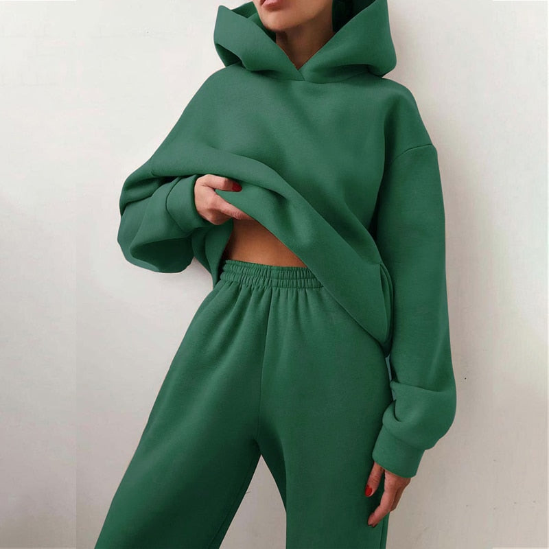 Hoodie Set – Zachte stof – Comfortabel – Voor dagelijks gebruik en ontspanning