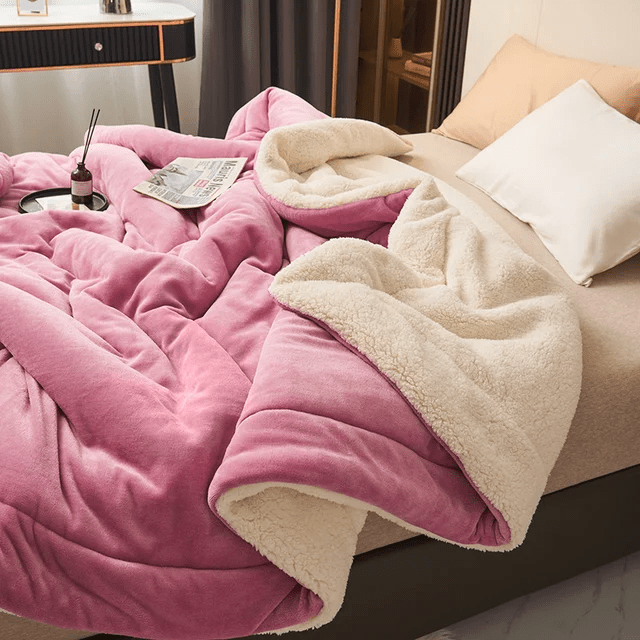 Verwarmde Plaid – Zachte Fleece – Dubbele Laag – Voor Comfort en Warmte