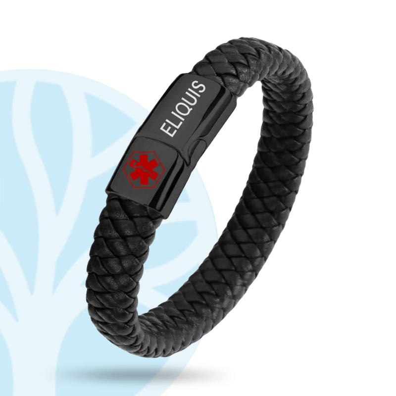 Fittershape Eliquis Bracelet – medische alertheid voor bloedverdunners