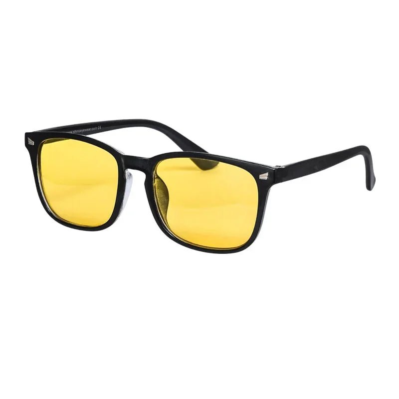 Sunglasses – Vierkante Montuur – UV-Bescherming voor Werk, Slaap en Gaming