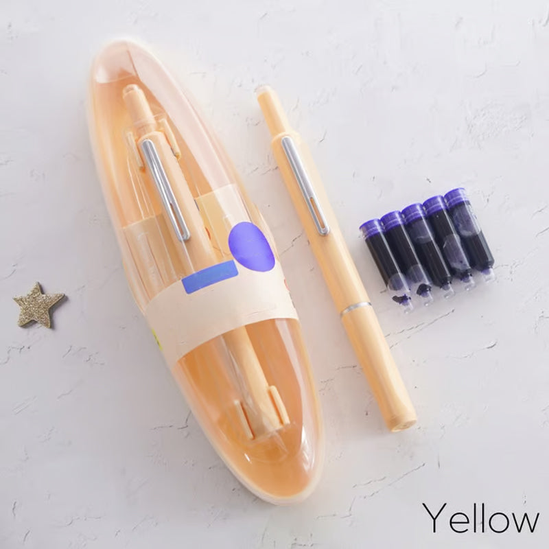 Retractable Fountain Pen – Comfortabel Schrijven – Voor Notities en Vergaderingen