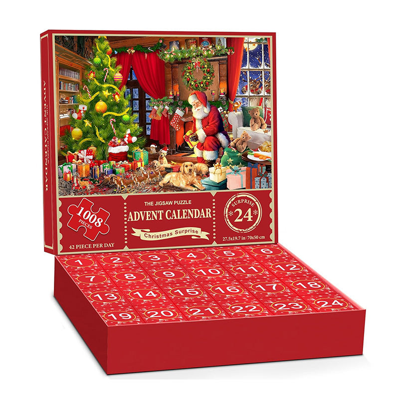 HolidayPuzzle Countdown – 1008 Delig Kerst Puzzel