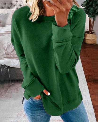 Dames Sweatshirt – Losse Pasvorm – Comfortabel – Voor Dagelijks Gebruik