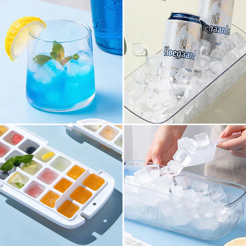 IJsblokjeshouder – met deksel – voor het maken van ijsblokjes