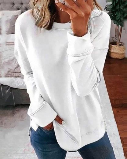 Dames Sweatshirt – Losse Pasvorm – Comfortabel – Voor Dagelijks Gebruik