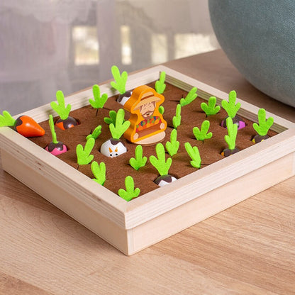 Houten Tuin Speelset – Voor Kinderen – Met Groenten en Boer