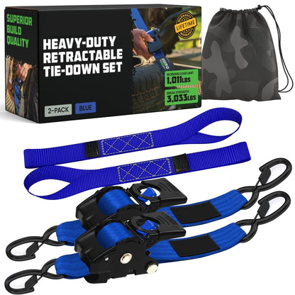 Verstelbare Spanbanden Set – Heavy Duty – Voor Lastenbeveiliging