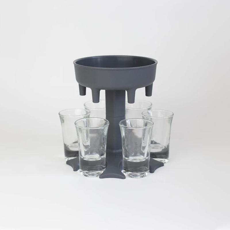 Multi-shot drankdispenser – voor 6 glazen – voor feestjes en sociale evenementen