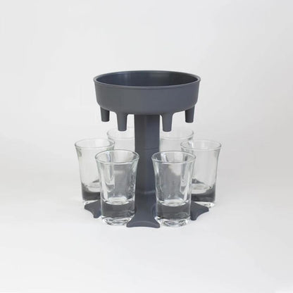 Multi-shot drankdispenser – voor 6 glazen – voor feestjes en sociale evenementen