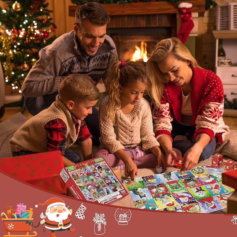 Pet Puzzle Advent Calendar 2025 – 24 Dagen Jigsaw Verrassingen