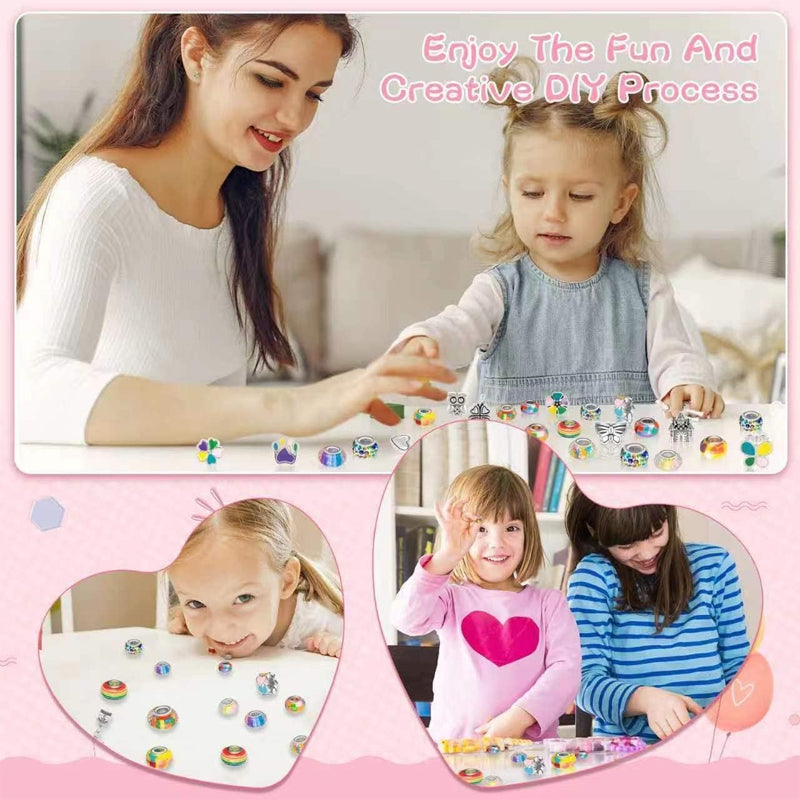 DIY Sieraden Set – Kleurrijke Charms – Voor Armbanden en Kettingen – Voor Kinderen
