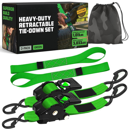 Verstelbare Spanbanden Set – Heavy Duty – Voor Lastenbeveiliging