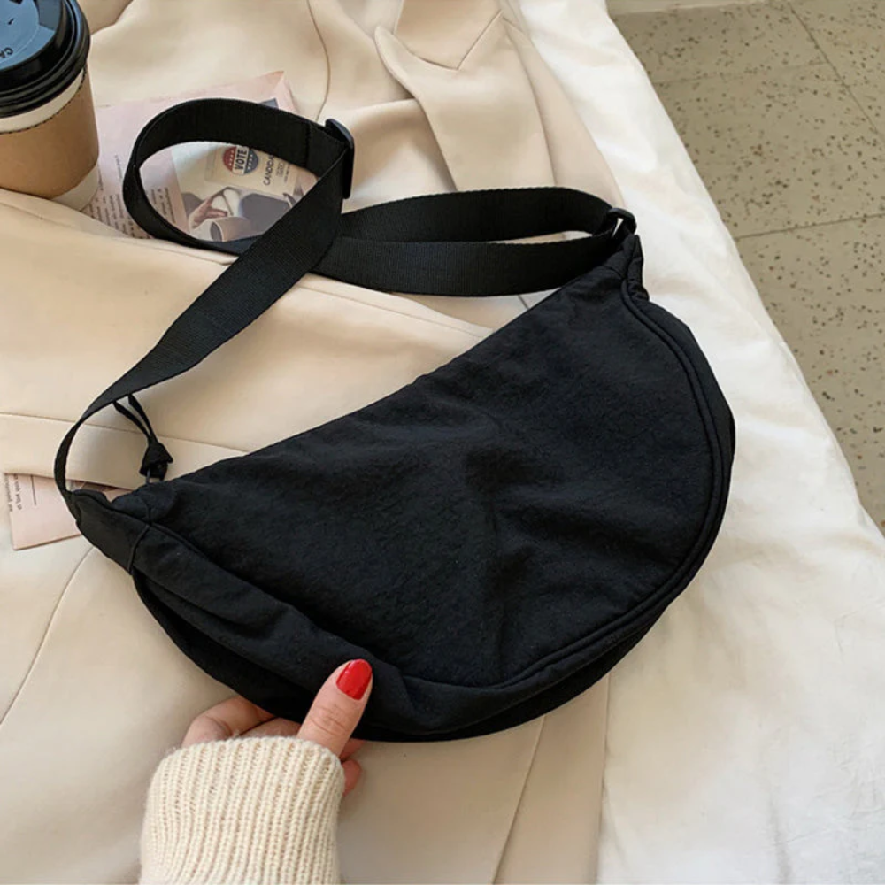 Sanne - Halvemaanvormige Crossbodytas