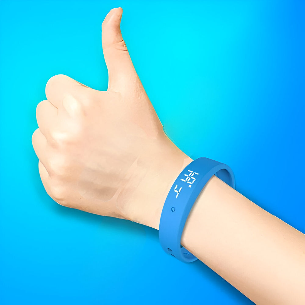 Smartwatch – Waterdicht – Siliconen Band – Voor Fitnessactiviteiten