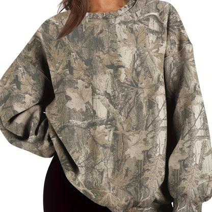 Dames Trui – Camouflage Design – Comfortabel en Stijlvol