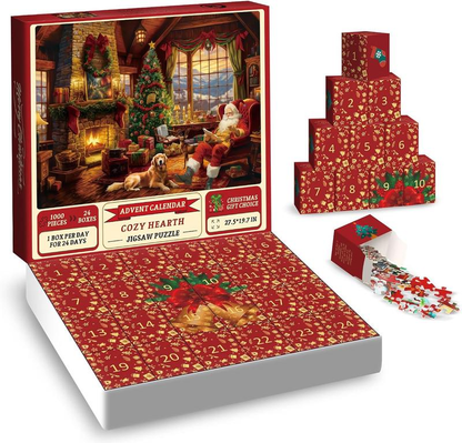HolidayPuzzle Countdown – 1008 Delig Kerst Puzzel
