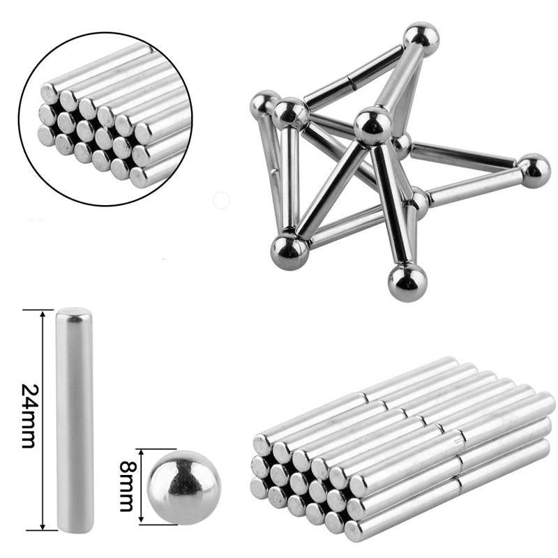 Magnetische Bouwset – Constructieballen – Creatief spel – Voor kinderen en volwassenen