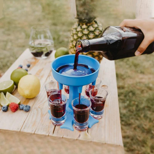 Multi-shot drankdispenser – voor 6 glazen – voor feestjes en sociale evenementen