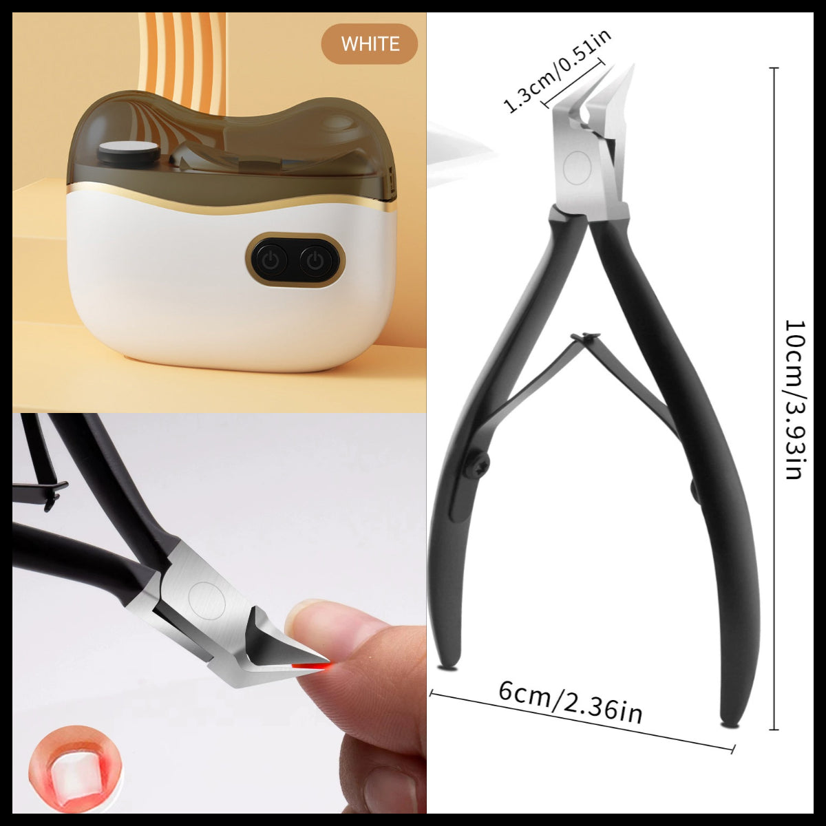 Elektrische Nagelknipper en Vijl – Oplaadbaar – Compact – Voor Gemakkelijk Gebruik