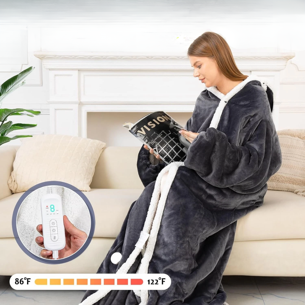 Elektrische Heizdeken – Fleece – Verstelbare Warmte – Voor Thuisgebruik