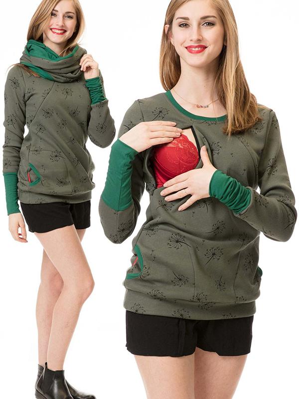 Dames Maternity Hoodie – Baby Draagfunctie – Zachte stof