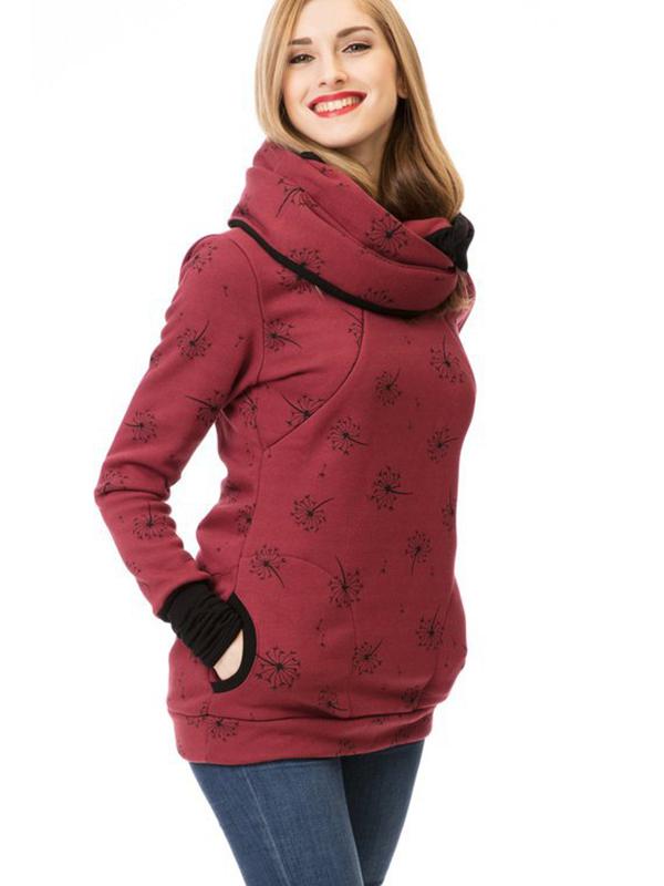Dames Maternity Hoodie – Baby Draagfunctie – Zachte stof