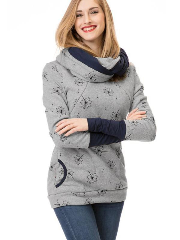 Dames Maternity Hoodie – Baby Draagfunctie – Zachte stof