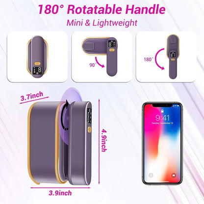 ProSteam 2-in-1 Stomer & Strijkijzer - Compact en Snelle Verwarming