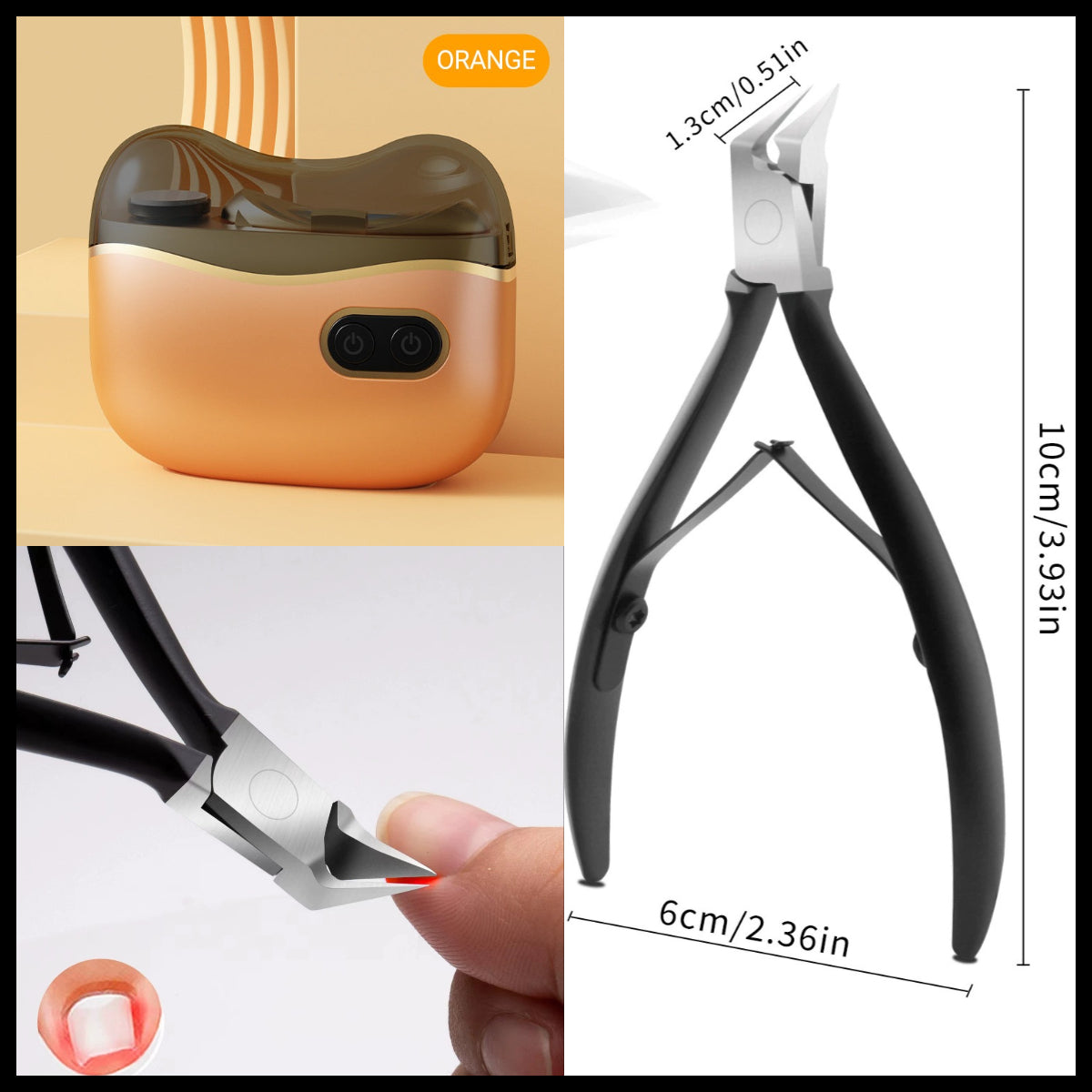 Elektrische Nagelknipper en Vijl – Oplaadbaar – Compact – Voor Gemakkelijk Gebruik