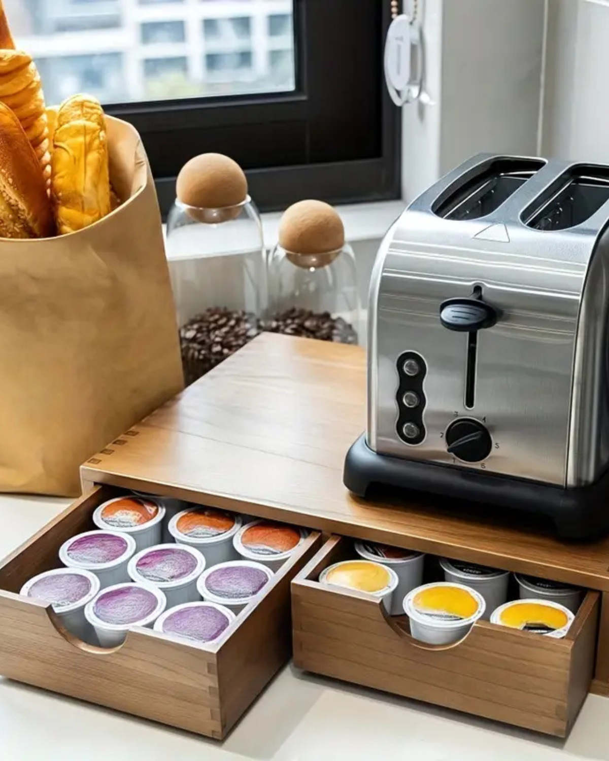 Soléa Coffee Capsule Organizer - Elegante Oplossing voor Koffiecups