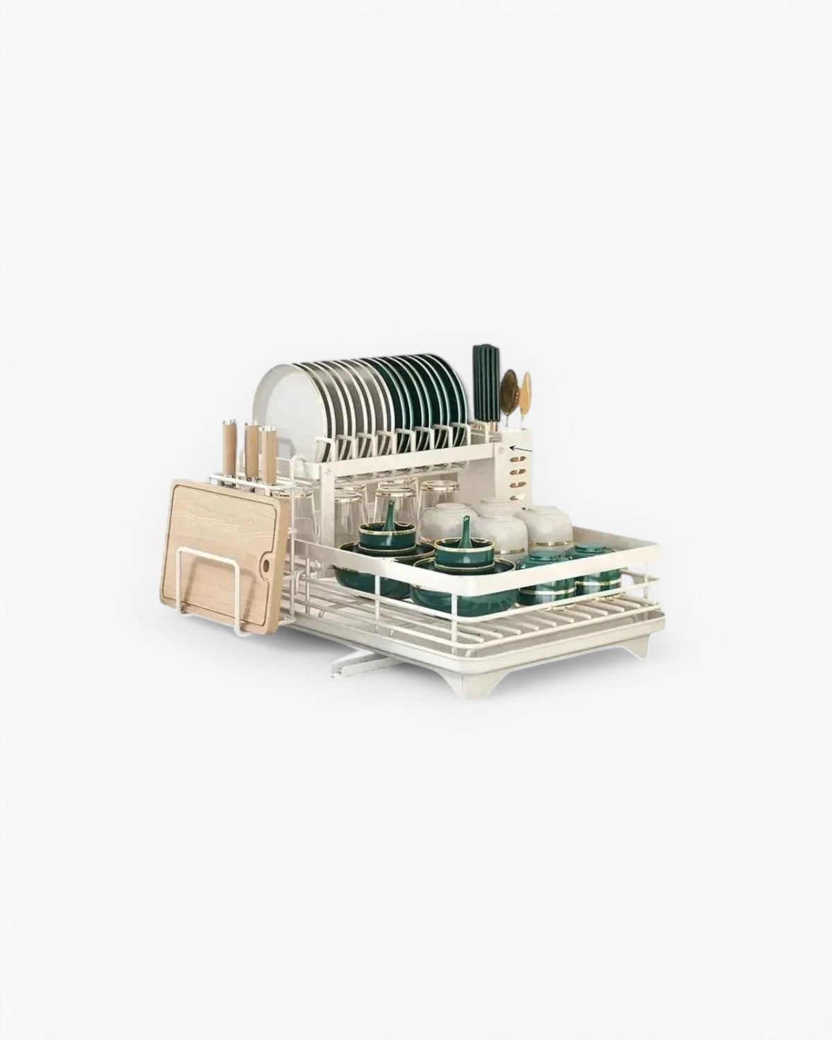 Droogrek voor borden – Luxe Afwasdroogrek met Slimme Organisatie