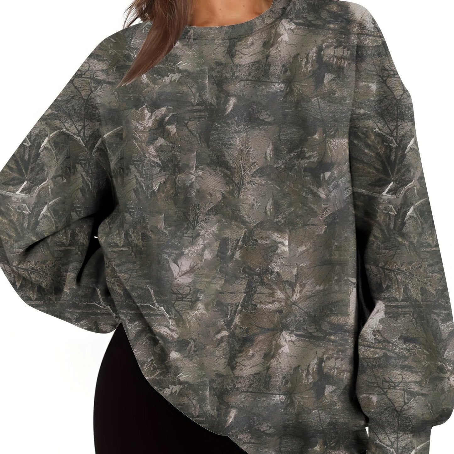 Dames Trui – Camouflage Design – Comfortabel en Stijlvol