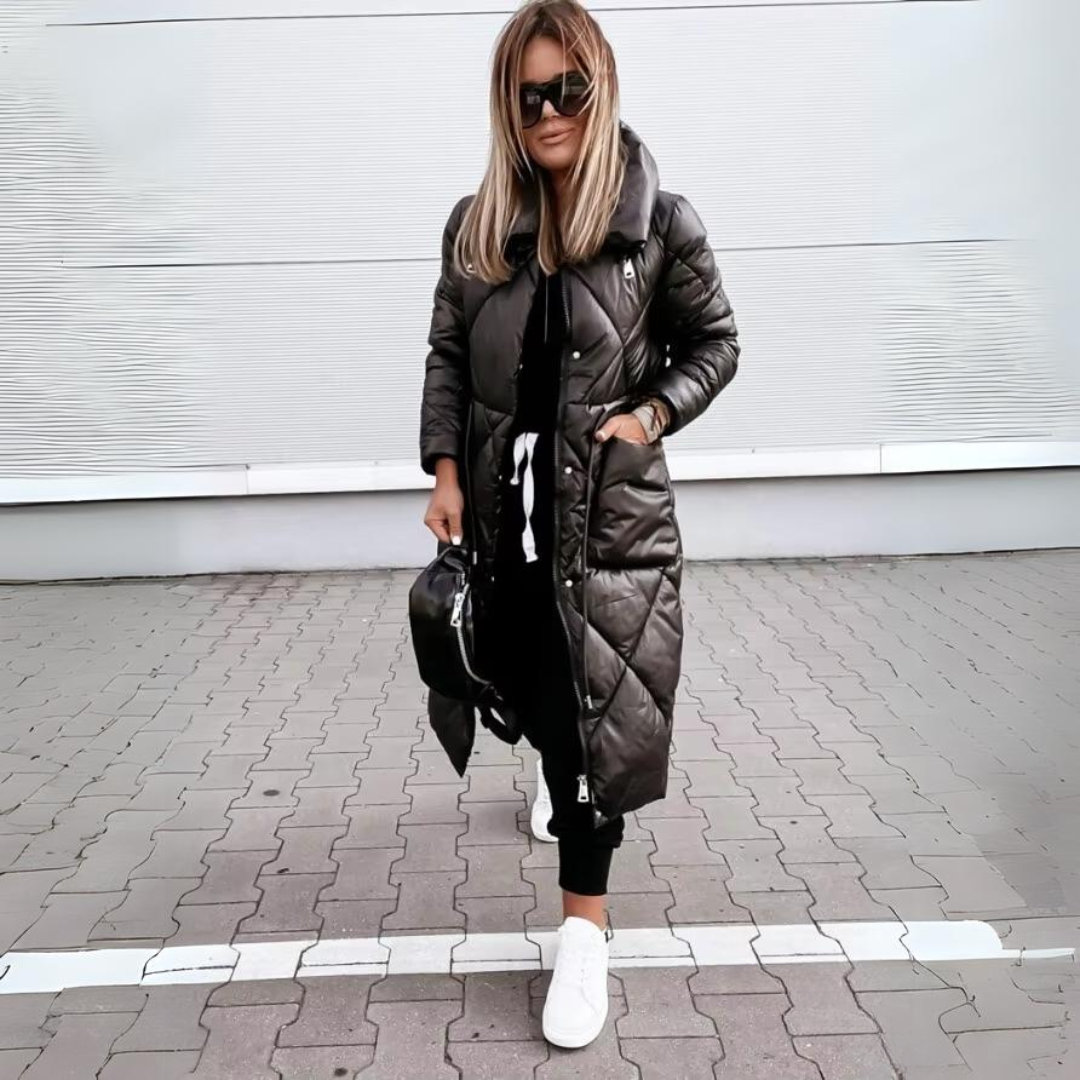 Dames Puffer Jas – Lange Deken – Warme Winterjas