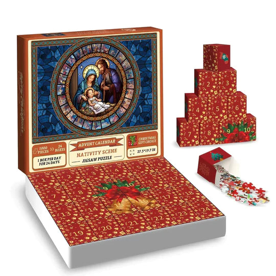 HolidayPuzzle Countdown – 1008 Delig Kerst Puzzel