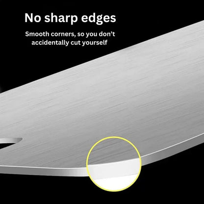 Snijplank RVS – Duurzaam ontwerp – Handvat voor gemak – Voor keuken